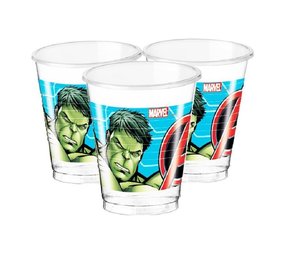 Procos Party Beker Mighty Avengers plastic 200 ml | 8 stuks Procos Party Beker Mighty Avengers plastic 200 ml | 8 stuks