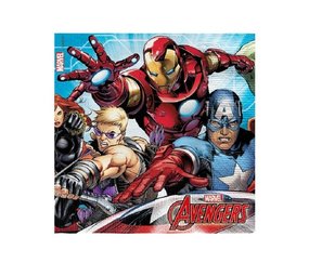 Procos Party Servet Mighty Avengers 33x33 cm | 20 stuks Procos Party Servet Mighty Avengers 33x33 cm | 20 stuks