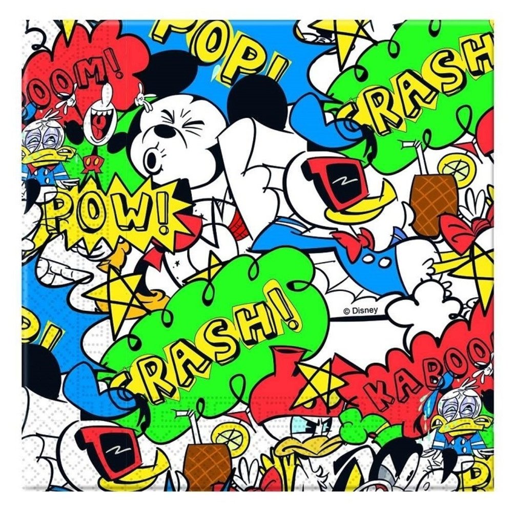 Servet Mickey Mouse Cool 20 stuks Servet Mickey Mouse Cool 20 stuks