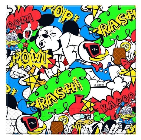 Serviette Mickey Maus cool 20 Stück