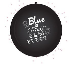 Le genre bleu ou rose de ballon révèle une fille 1 pièce