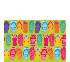 Tafelkleed Slippers papier Tafelkleed Slippers papier