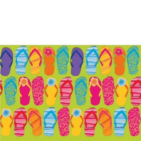 Tafelkleed Slippers papier