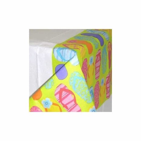 Tablecloth slippers paper