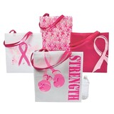 Bags Pink Ribbon - 12 pieces in 4 prints Bags Pink Ribbon - 12 pieces in 4 prints