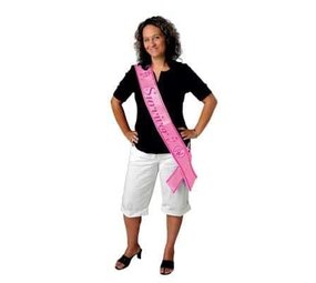 Sash Pink Ribbon Sash Pink Ribbon