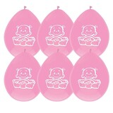 Balloon Birth Girl | 6 pieces