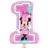 Supershape Foil Ballon Minnie Mouse 1 an