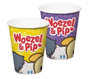 Beker Woezel en Pip 250 ml | 8 stuks Beker Woezel en Pip 250 ml | 8 stuks