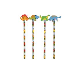 Henbrandt Dinosaure au crayon avec gomme | par unité Henbrandt Dinosaure au crayon avec gomme | par unité