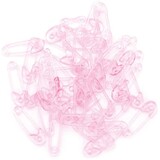 Babyshower Safety pins Pink 40 pieces