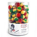 Lolly fruitbal per stuk verpakt Lolly fruitbal per stuk verpakt