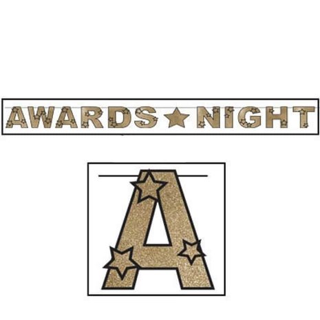 Tuf-Tuf Glitter letterslinger Award Night