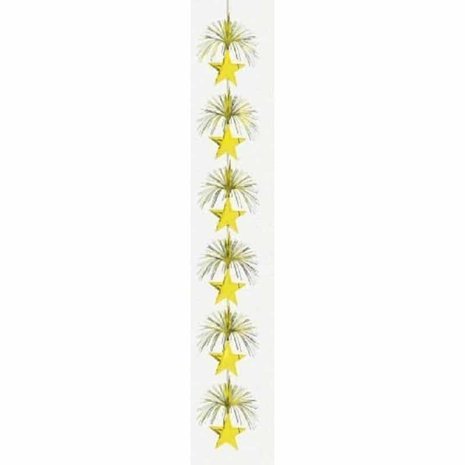 Amscan Pendentif en cascade Golden Star | 213 cm Amscan Pendentif en cascade Golden Star | 213 cm