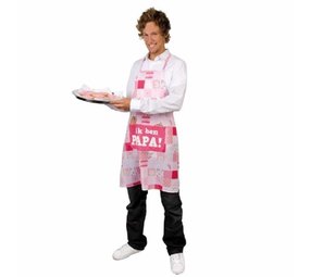 Boland Apron 'I am dad' pink Boland Apron 'I am dad' pink
