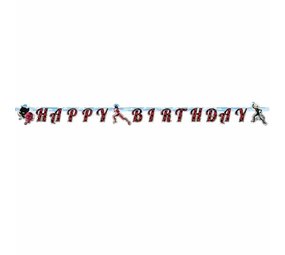 Letter garland Miraculous Ladybug 180cm Letter garland Miraculous Ladybug 180cm