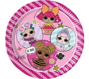 Procos Party Plaques Lol Surprise Glitterati 23cm | 8 pièces Procos Party Plaques Lol Surprise Glitterati 23cm | 8 pièces