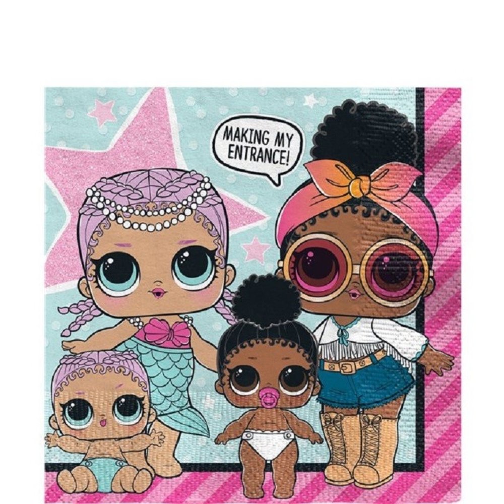 Servet lol Überraschung 33x33cm | 16 Stücke Servet lol Überraschung 33x33cm | 16 Stücke