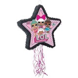 Unique Party Pinata Lol Surprise star | Pull Pinata Unique Party Pinata Lol Surprise star | Pull Pinata