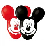 Ballon Mickey Mouse große Ohren 4 Stücke Ballon Mickey Mouse große Ohren 4 Stücke