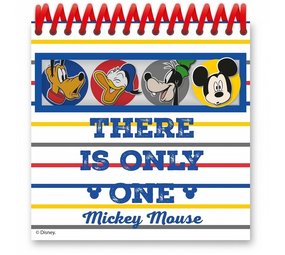Mickey Mouse spiraal 3D notitieboekje 4 stuks Mickey Mouse spiraal 3D notitieboekje 4 stuks