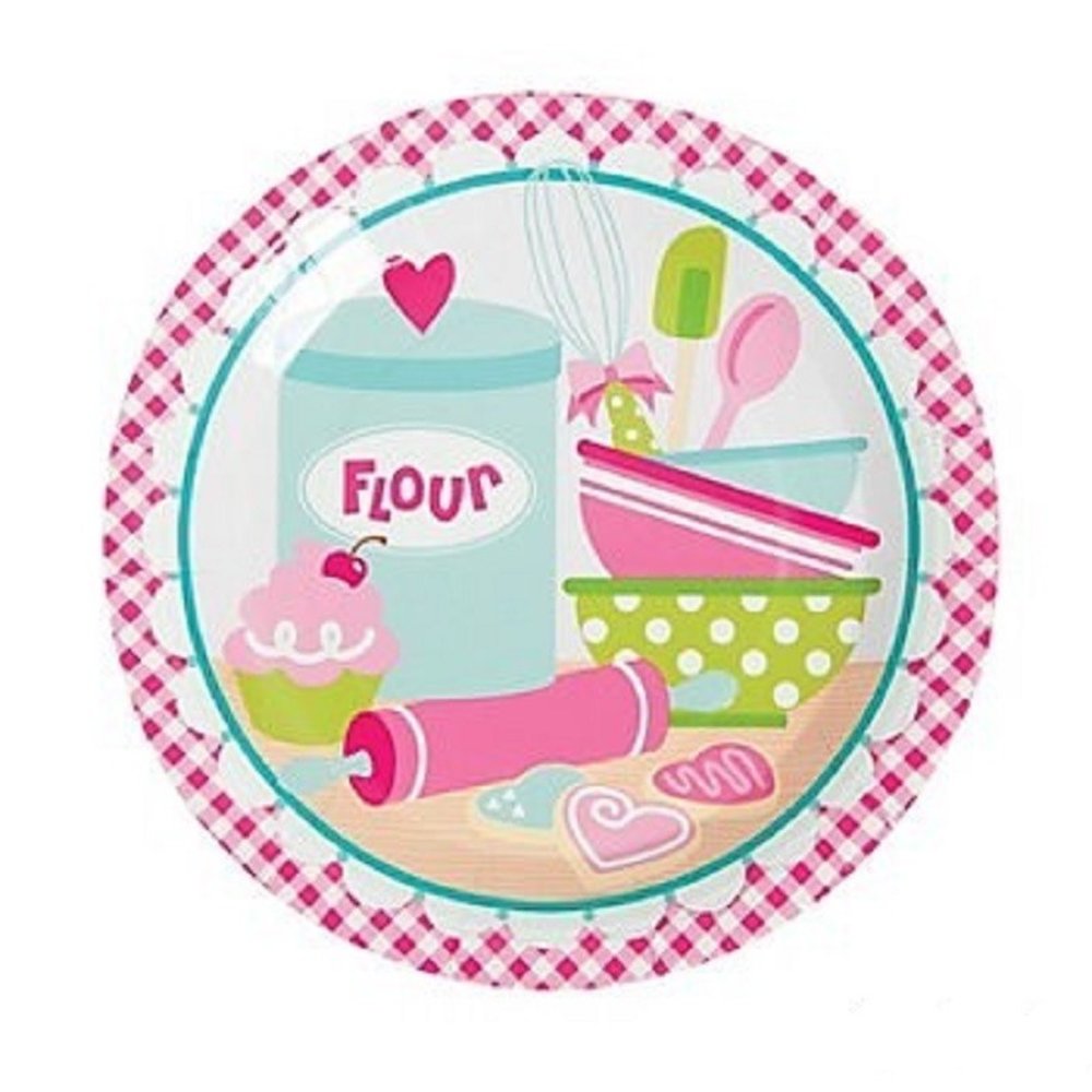 Plate Cupcake Party Baking 23cm | 8 pieces Plate Cupcake Party Baking 23cm | 8 pieces