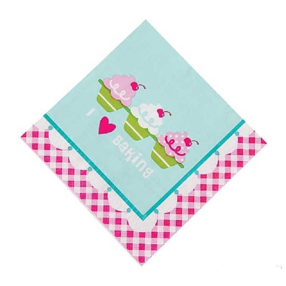 Servet Cupcake Party Backen 23 cm 8 Stücke Servet Cupcake Party Backen 23 cm 8 Stücke