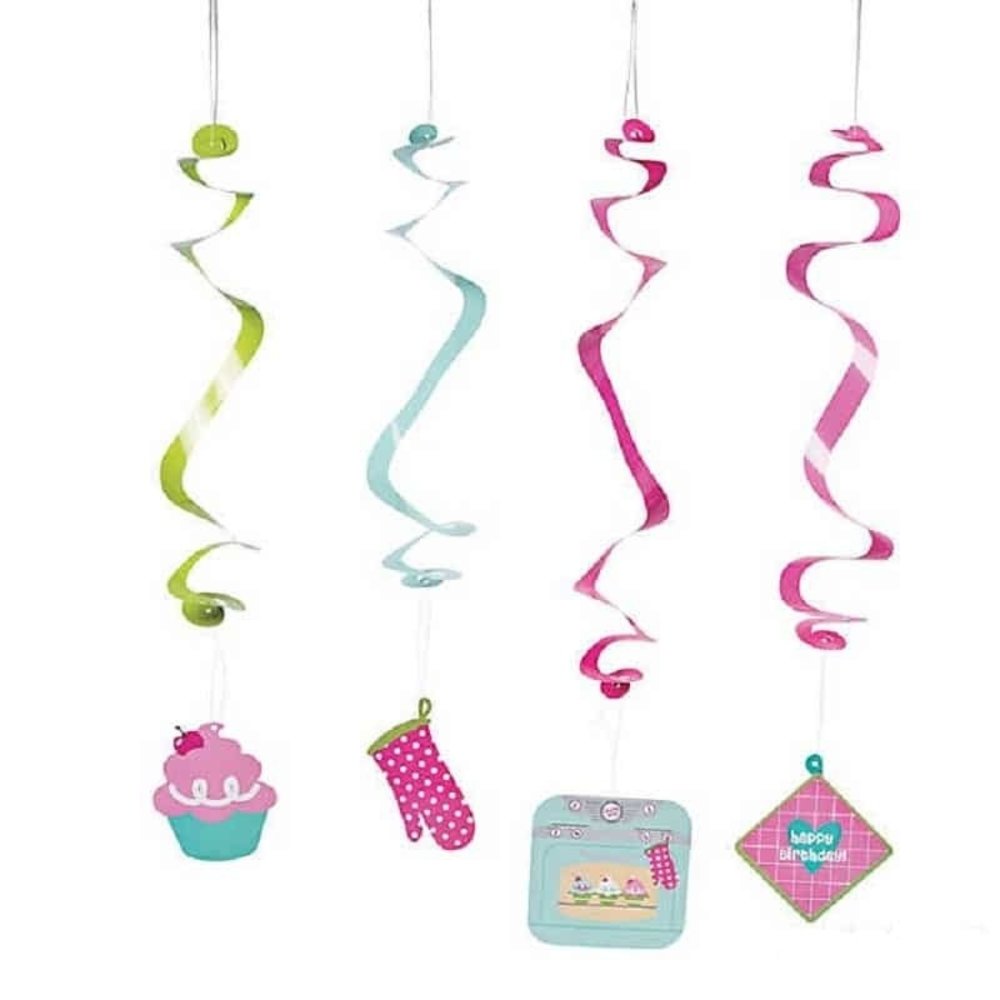 Hang decoration Swirl Cupcake Party Baking Hang decoration Swirl Cupcake Party Baking