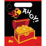 Uitdeelzakje Piraten schatkist Ahoy! 8 stuks Uitdeelzakje Piraten schatkist Ahoy! 8 stuks