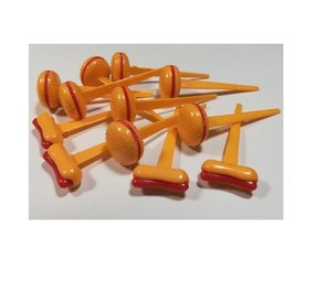 Cupcake toppers Hamburger en Hotdog 12 stuks Cupcake toppers Hamburger en Hotdog 12 stuks