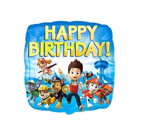 Foil balloon Paw Patrol - Happy Birthday | 43 cm Foil balloon Paw Patrol - Happy Birthday | 43 cm