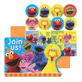 Einladungen Sesame Street machen Sie sich uns! 8 Stücke