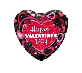 Folie Ballon Hart Happy Valentinstag Folie Ballon Hart Happy Valentinstag