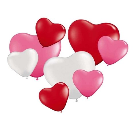 Ballon Herzform Mix Assorti 8 Stücke Ballon Herzform Mix Assorti 8 Stücke
