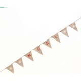 Flag -Linie Jute Noel Flag -Linie Jute Noel