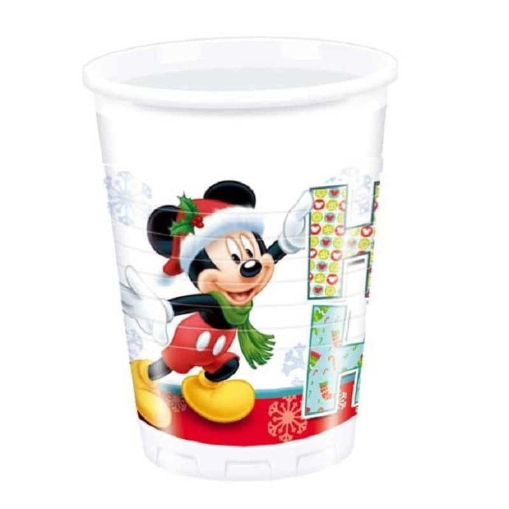 Beker Mickey Mouse Christmas | 8 stuks