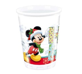 Cup Mickey Mouse Christmas | 8 pieces Cup Mickey Mouse Christmas | 8 pieces