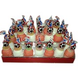 Sugro imports Distribution cake football | 30 pieces