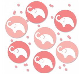 Confetti babyshower sauvage safari rose 14gram Confetti babyshower sauvage safari rose 14gram