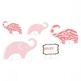 Center piece Wild Safari Pink 5-piece Center piece Wild Safari Pink 5-piece