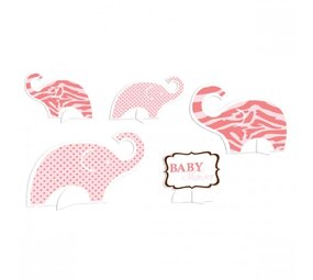 Center piece Wild Safari Pink 5-piece