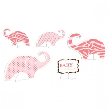 Mittelstück Wild Safari Pink 5-Stück Mittelstück Wild Safari Pink 5-Stück