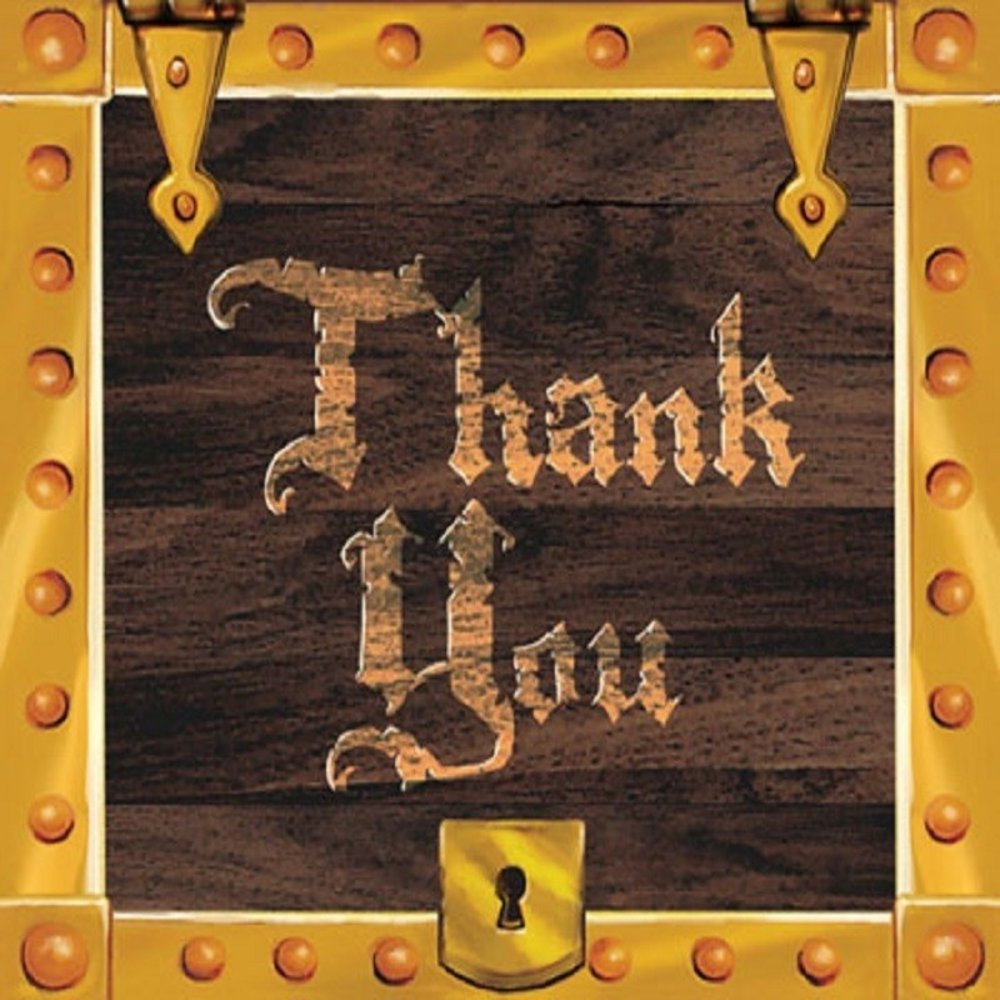 Thank cards treasure chest 8 pieces Thank cards treasure chest 8 pieces