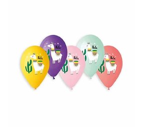 Balloon lama 5 pieces