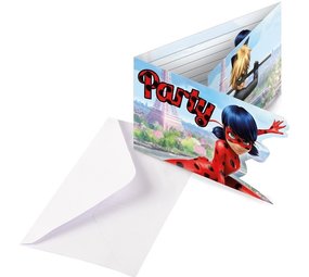 Invitation Ladybug 8 pieces Invitation Ladybug 8 pieces