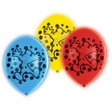 LED Latex Ballon Mickey Mouse 5 Stück LED Latex Ballon Mickey Mouse 5 Stück