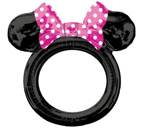 Selfie frame around Minnie Mouse Selfie frame around Minnie Mouse