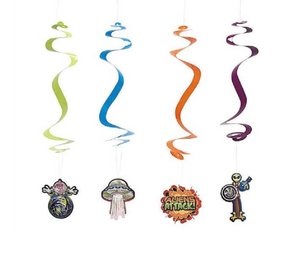 Hängendekoration Wirbel außerirdische 12 Stücke Hängendekoration Wirbel außerirdische 12 Stücke