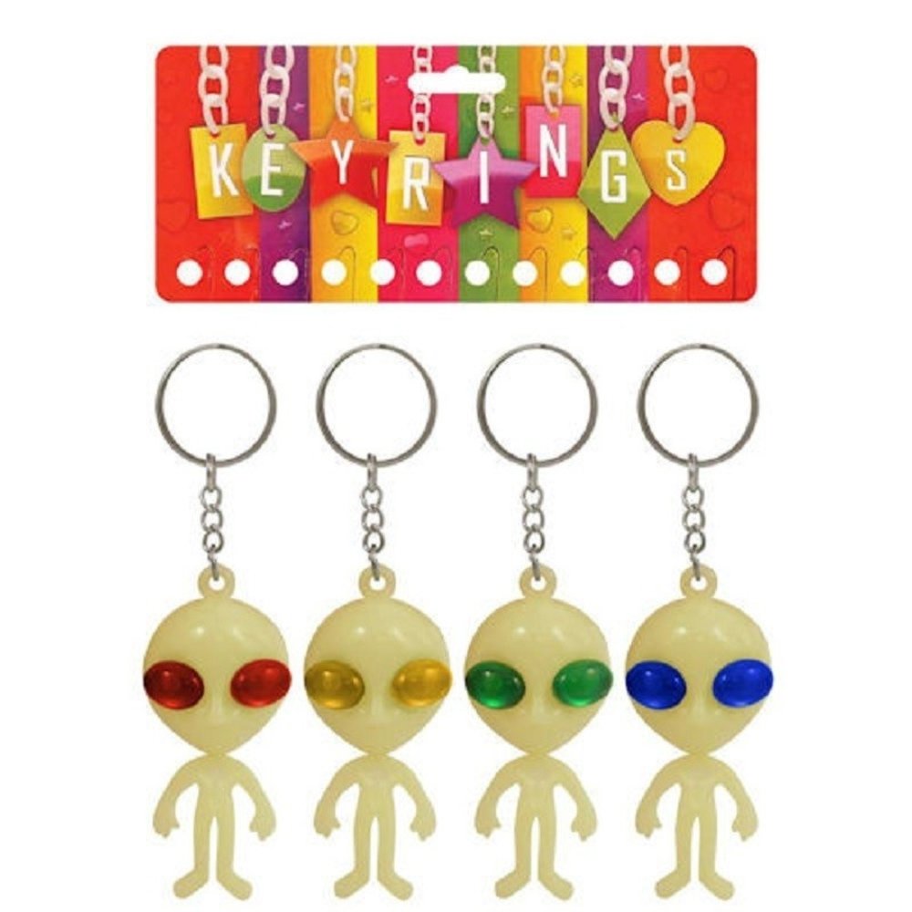 Henbrandt Keychain Alien Glow in the Dark | per Unit Henbrandt Keychain Alien Glow in the Dark | per Unit