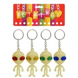Henbrandt Keychain Alien lueur dans le noir | par unité Henbrandt Keychain Alien lueur dans le noir | par unité